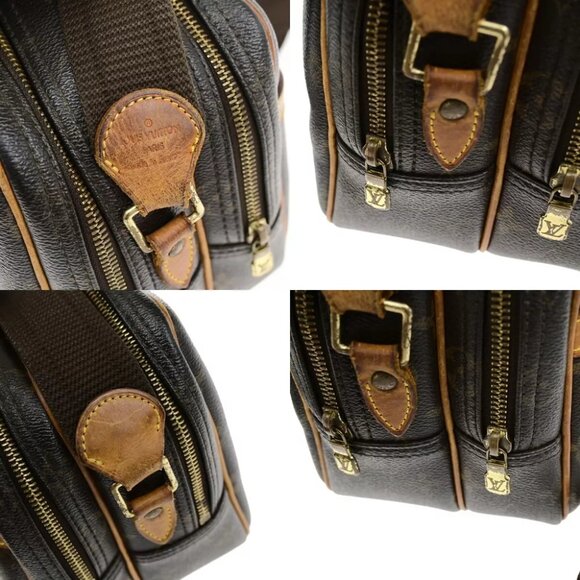 LOUIS VUITTON Reporter PM Crossbody Shoulder Bag Monogram Leather Brown France M - Picture 15 of 16